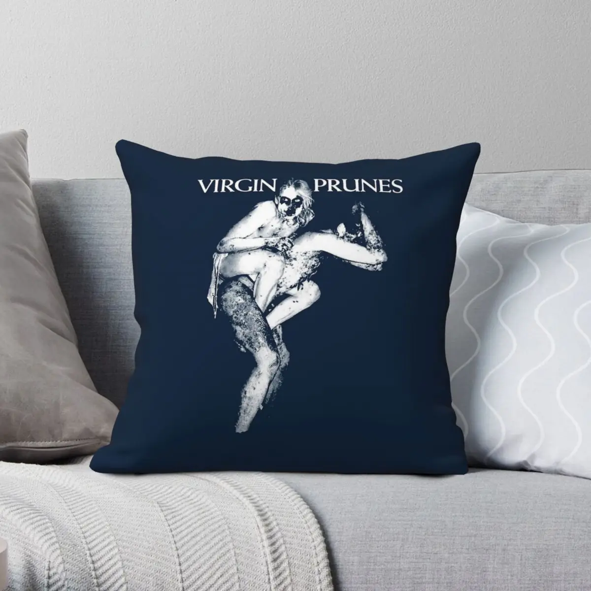 Virgin Prunes Cyberpunk Square Pillowcase Polyester Linen Velvet Printed Zip Decor Throw Pillow Case Car Cushion Cover 45x45