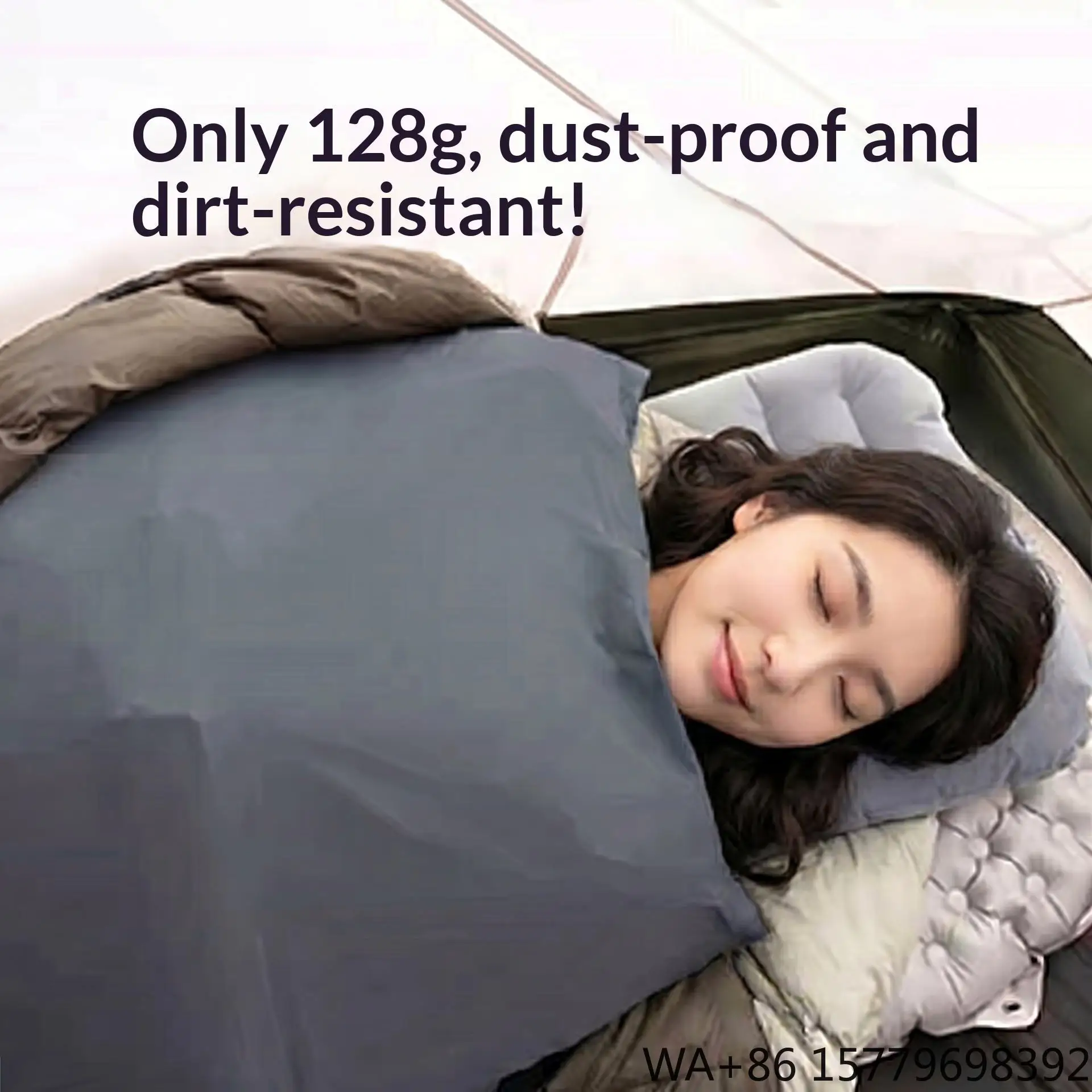 Easy Pack Portable Design 210cm Size Comfort Warm Adults Outdoor Sleeping Bag Liner