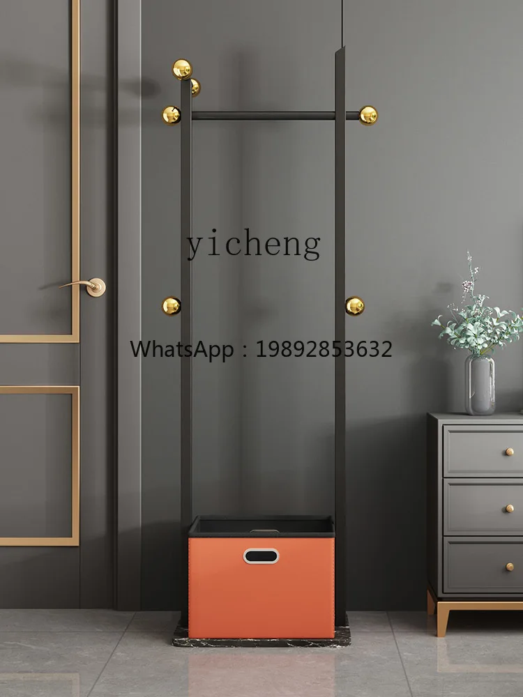 ZZ XL Floor Coat Rack Dirty Laundry Storage Box Integrated Bedroom Stainless Steel Hanger