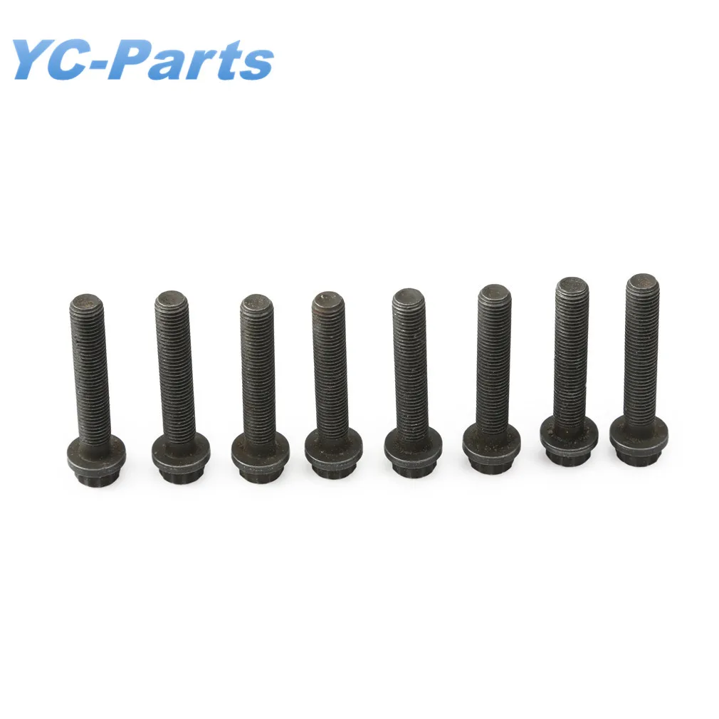 8x Connecting Con Rod Screws Bolts M8x1x44 for VW Golf Jetta Passat Tiguan Audi A4 EA111 1.2T 1.4T 1.6L 045105425 Car Accessary