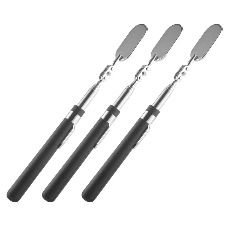 WCS-9 ชิ้นกระจกตรวจสอบ Telescoping สังเกตเครื่องมือตรวจสอบกระจกสําหรับตรวจสอบสภาพของยานพาหนะ (วงรี)