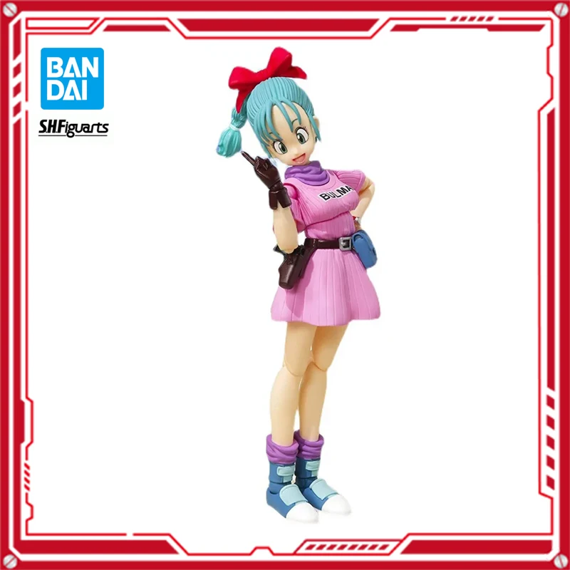 

In Stock Bandai SHF DRAGON BALL Bulma Capsule Motorbikes Original Anime Figure Model Toys for Boy Action Figure Collection Doll