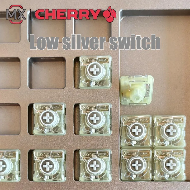 CHERRY Low Silver Switch HIT BOX Factory Lubrication Fast Trigger The Switch Core Is Stable Low Keyboard Switches for QANBA DOIO