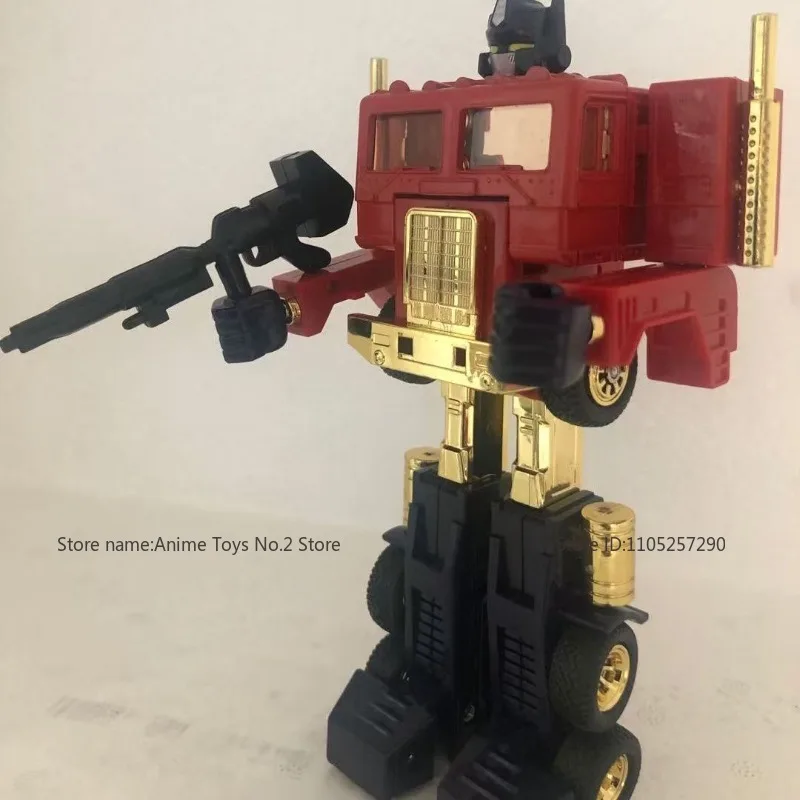 Transformerende speelgoedrobot Movie Studio-serie G1 KO Golden Optimus Prime Actiepop Verjaardagscadeau Model Collectible Originele doos