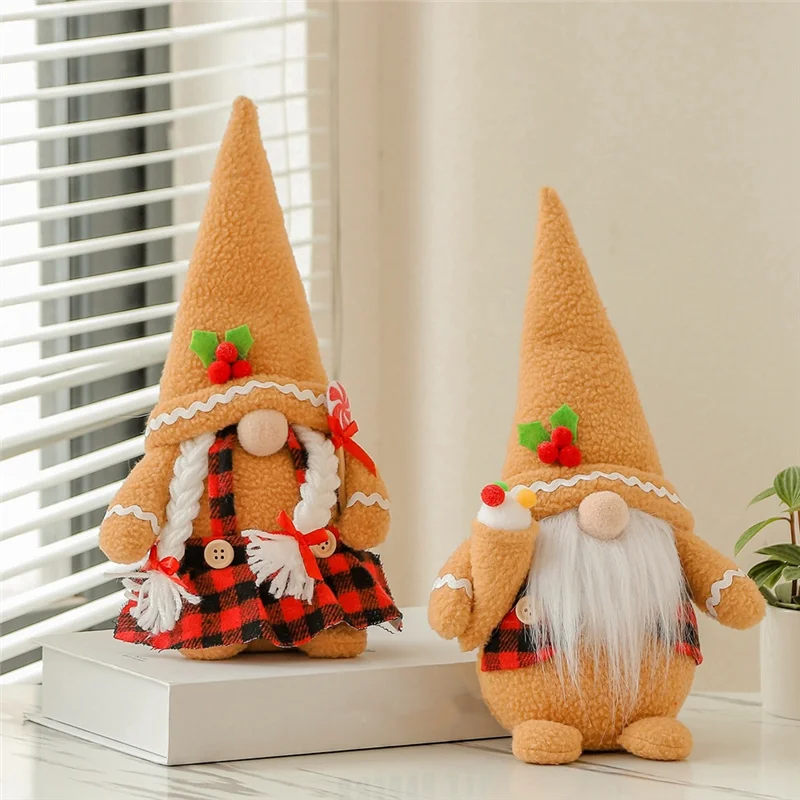 Decorações de baag-christmas, feliz natal boneca sem rosto pelúcia E-Lf ornamentos pingente casa ano novo decorações de natal um fácil t