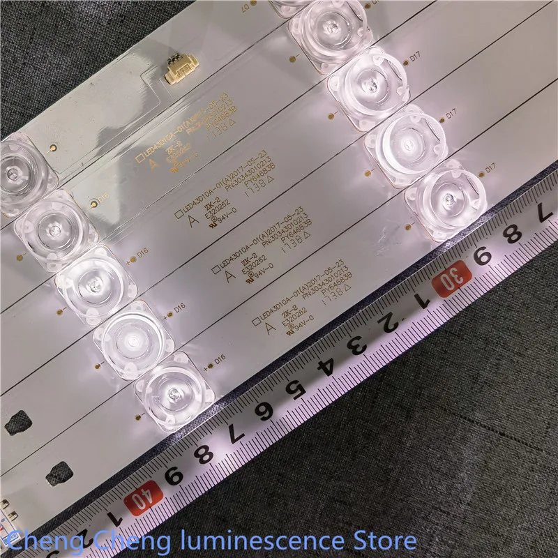 LED Strips LED43D10A-01(A) LED43D10B-01(A) LED43D10 LED43D10B LED43D10A  30343010213 43inch  aluminium 100%new  LCD TV backligh