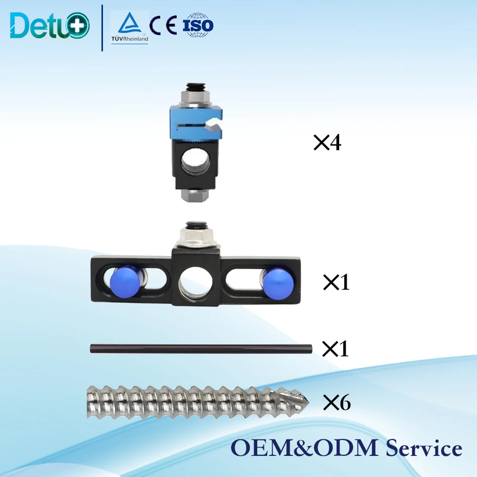 AO Type Orthopedic External Fixator T Type External Fixator For Segmental Tibial Fracture Fixation