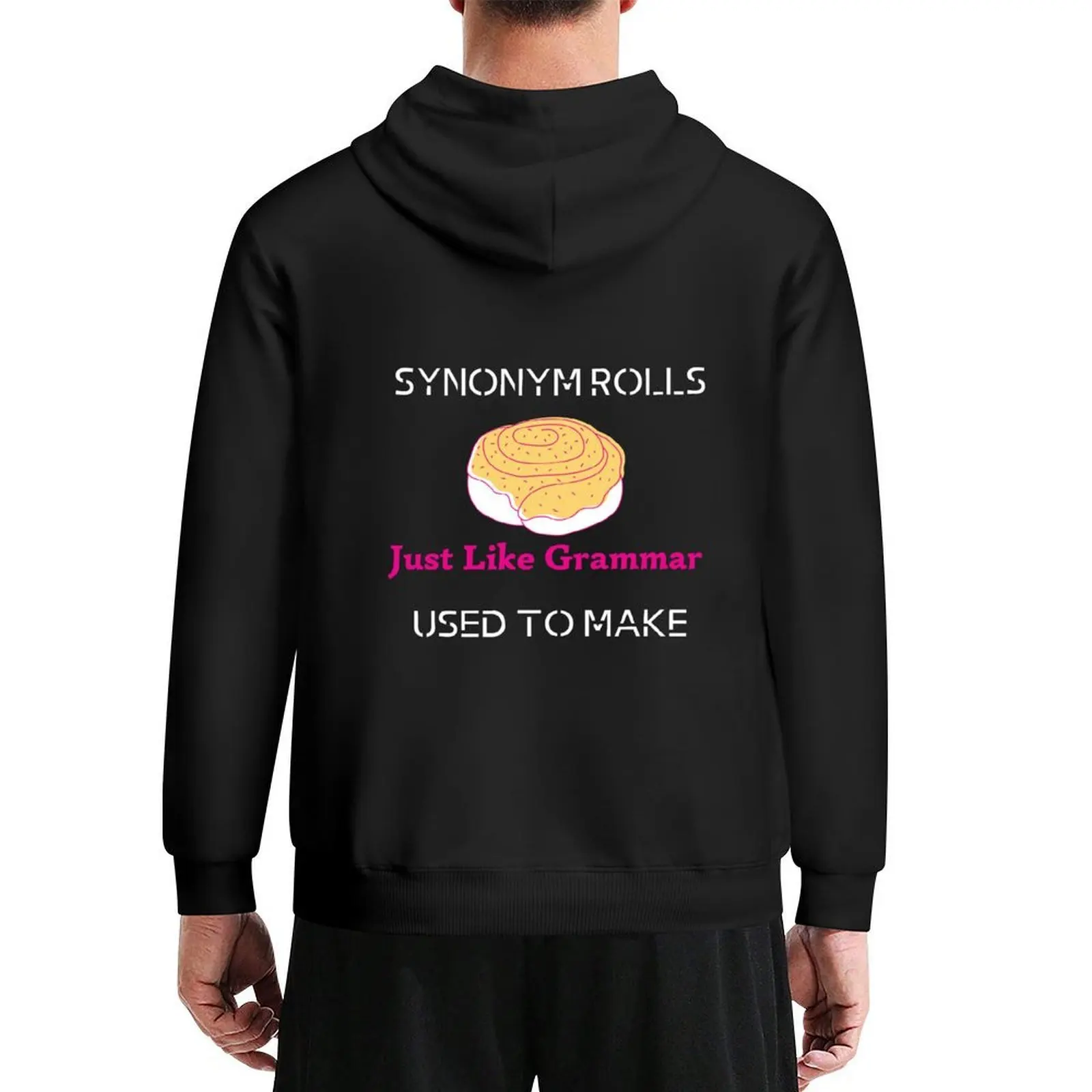 

Synonym Rolls Just Like Grammar (Grandma) Used to Make Funny Grammar Hoodie autumn clothes autumn hoodie graphic