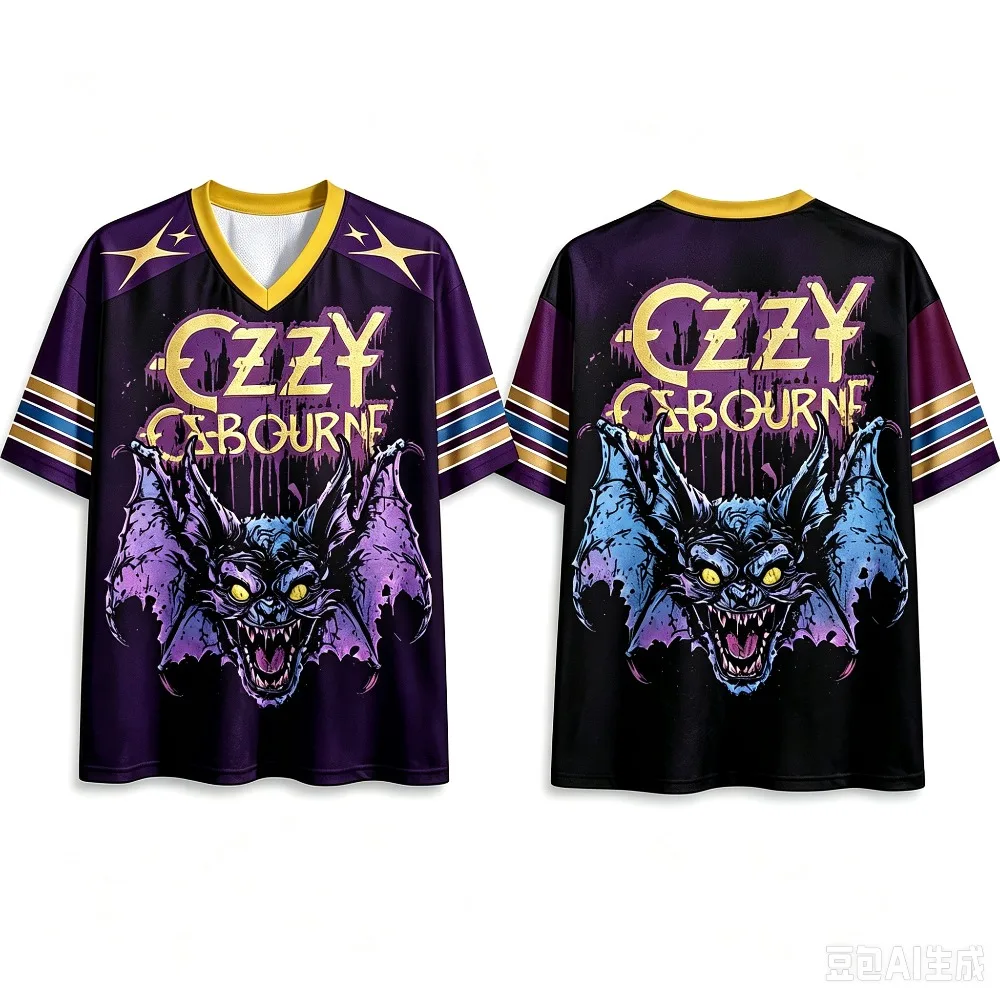 Retro-Horror-Fledermaus 3D-Druck Herren Damen Sport Schnelltrocknend Atmungsaktiv V-Ausschnitt Locker Sitzendes T-Shirt Modischer Street-Trend Kinder-Oberteil – Detail 6