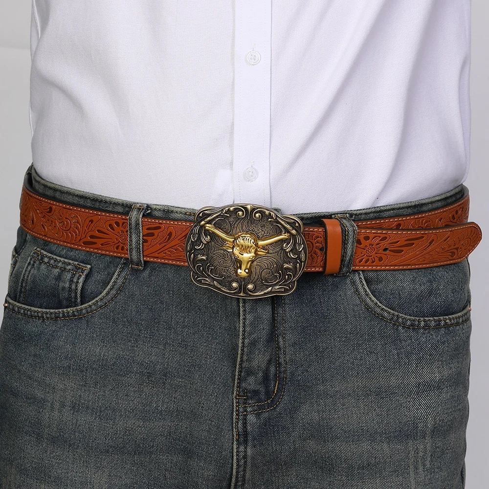 Bull Head Belt Vint… - image
