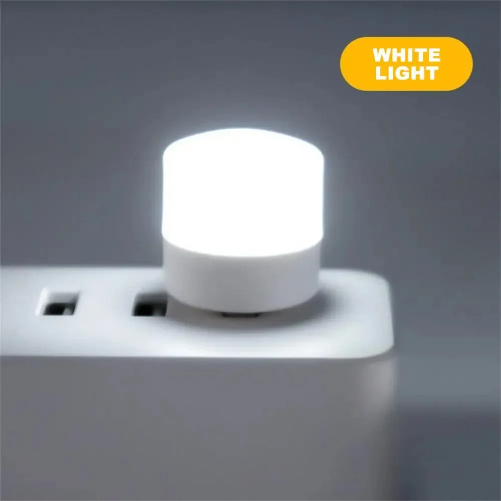 

5 Pcs USB LED Plug Lamp 1W Super Bright Eye Protection USB Book Light Computer Mobile Power Charging USB LED Night Light