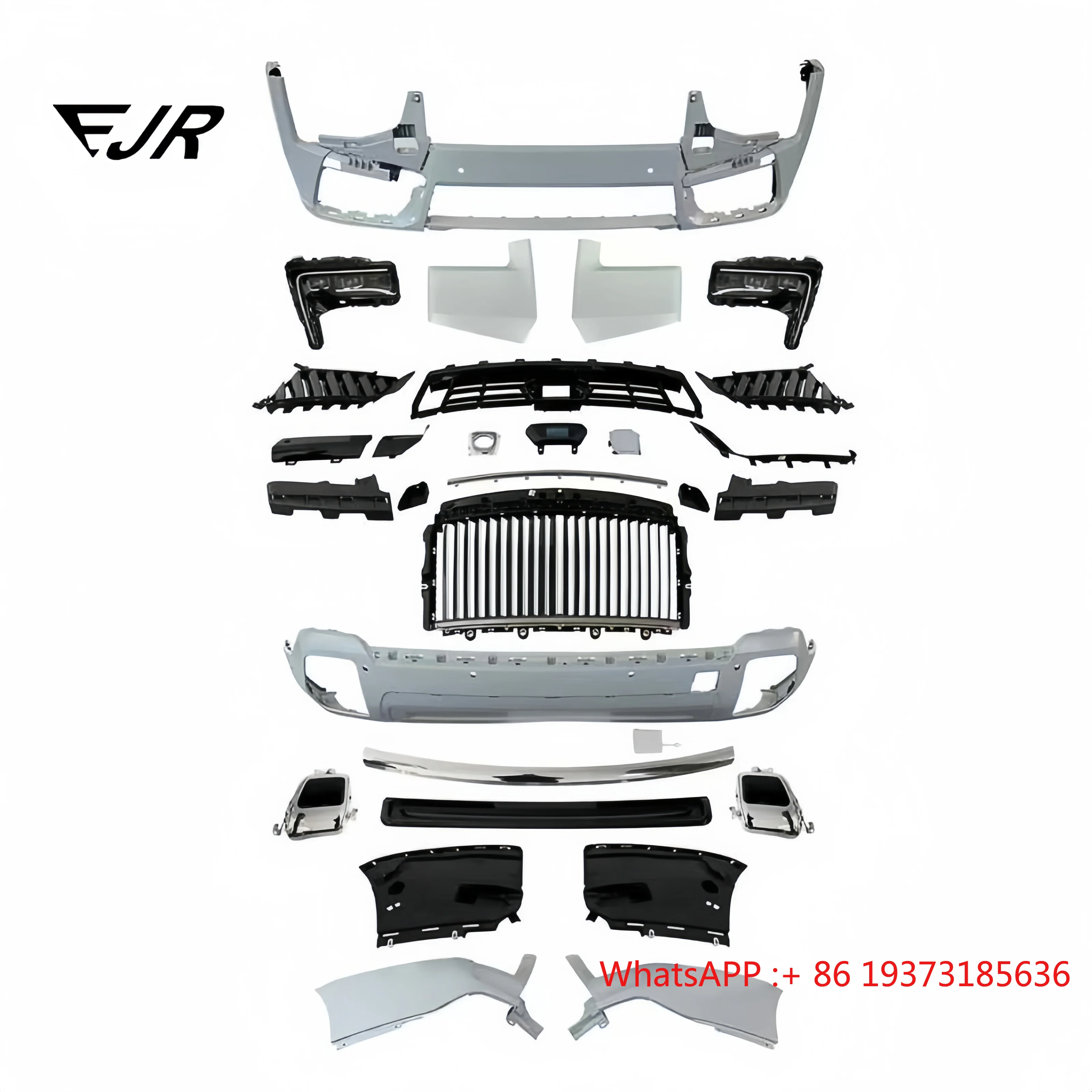 ل رولز رويس كولينان مجموعة المصد 2019 ترقية 2025 النسخة القديمة إلى النسخة الجديدة طقم الجسم التوصيل والتشغيل المصابيح الأمامية LED #1