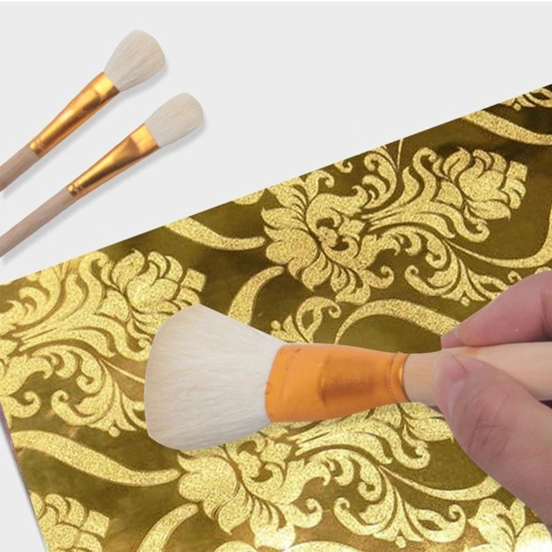 Handle Goat Hair Paint Brushes Flexible Smooth Sanding for Drawing Craft Watercolor Acrylic Oil Painting Art Supply