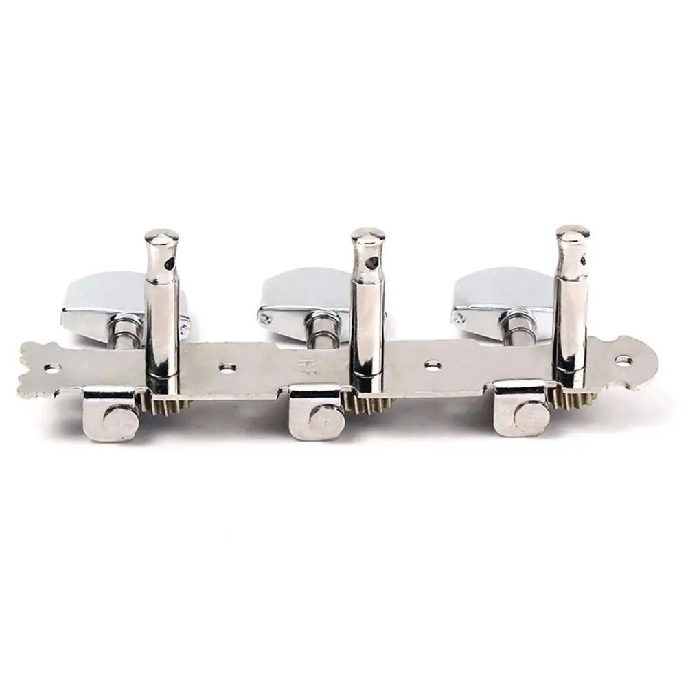 

3L Chrome Tuners Acoustic Classical Guitar Pins Machine Heads Metal Practical Long Lasting Easy Install Vibration Change