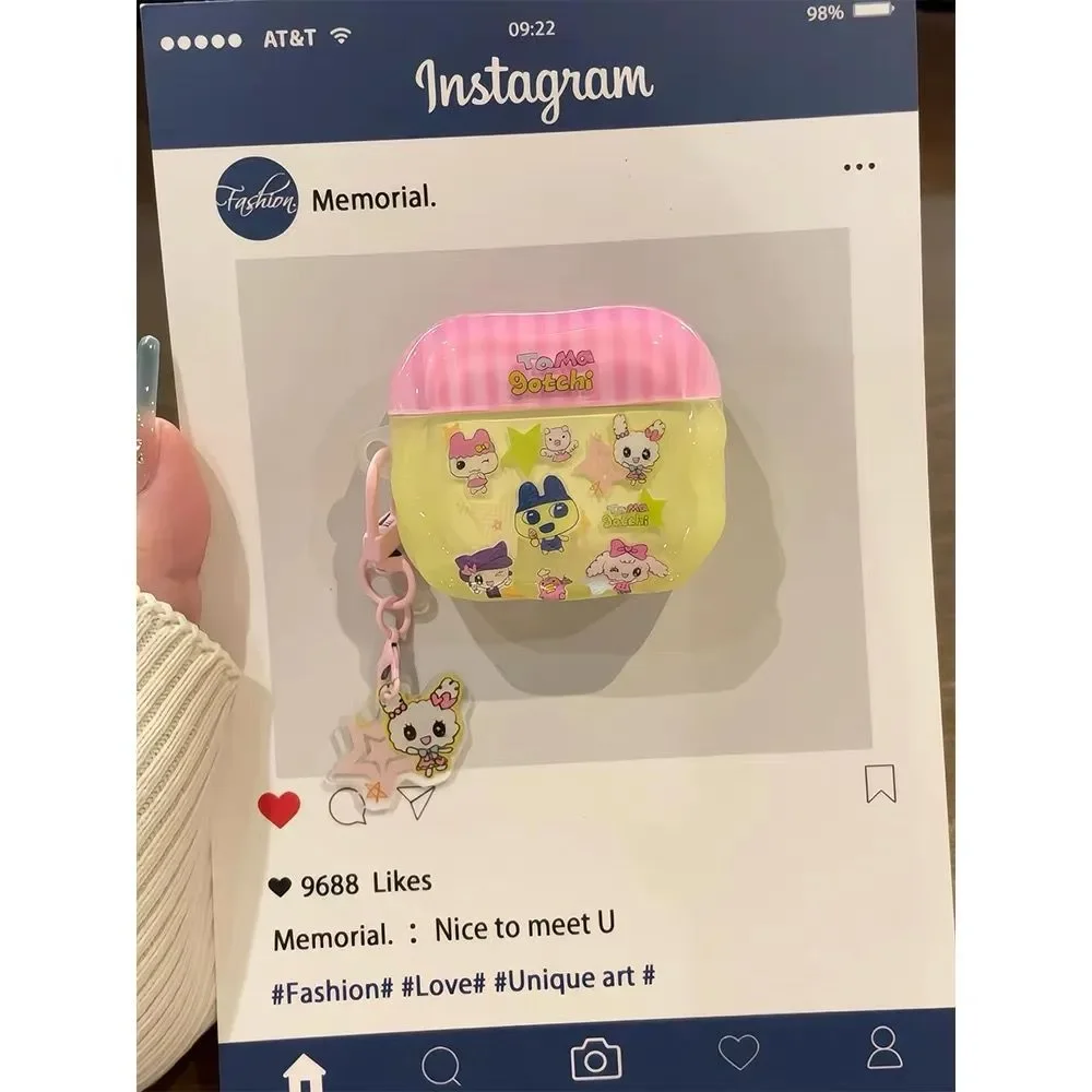 

new Tamagotchi mametchi lovelitchi chamametchi kyawatchi Earphone Case For AirPods4 AirPods1 AirPods2 AirPods3 with accessories
