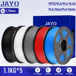 JAYO 3D PLA /PETG/PLA PLUS/ PLA meta /PLA matowy włókno 1,75 mm żarnik do drukarki 3D 1,1 kg / rolka schludnie ranny PLA do drukarki 3D