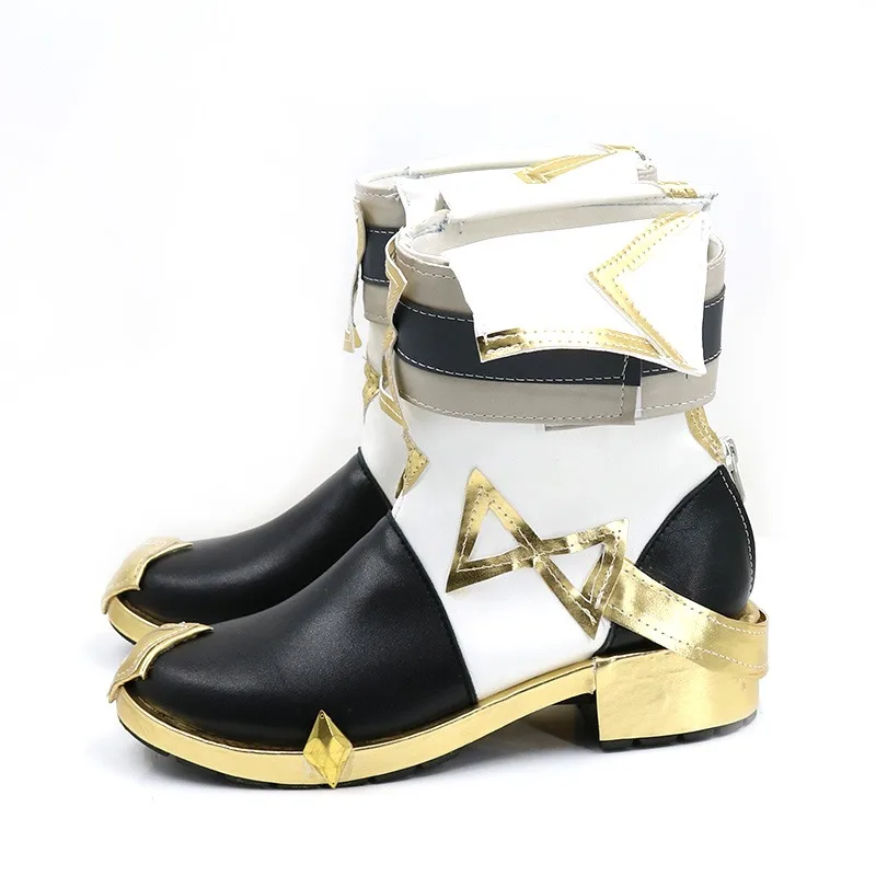 Sethos Cosplay Shoes Game Genshin Impact Cosplay Props Halloween Carnival Boots PU Leather Shoes Custom Made