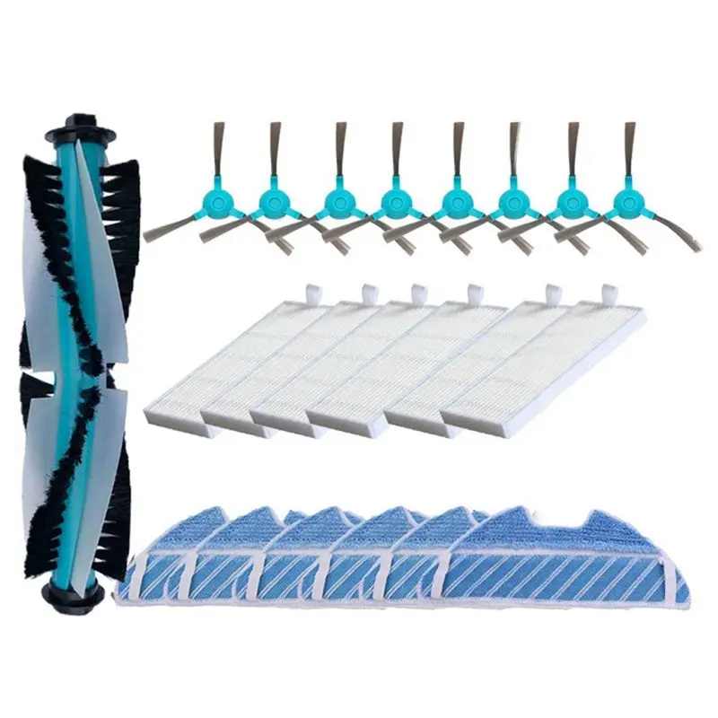 Buy Now Robot Vacuum Cleaner Roller Replacement Spare Accessories Main Side Brush Hepa Filter Mop For Listar RX9 RX5 RX3 RX10