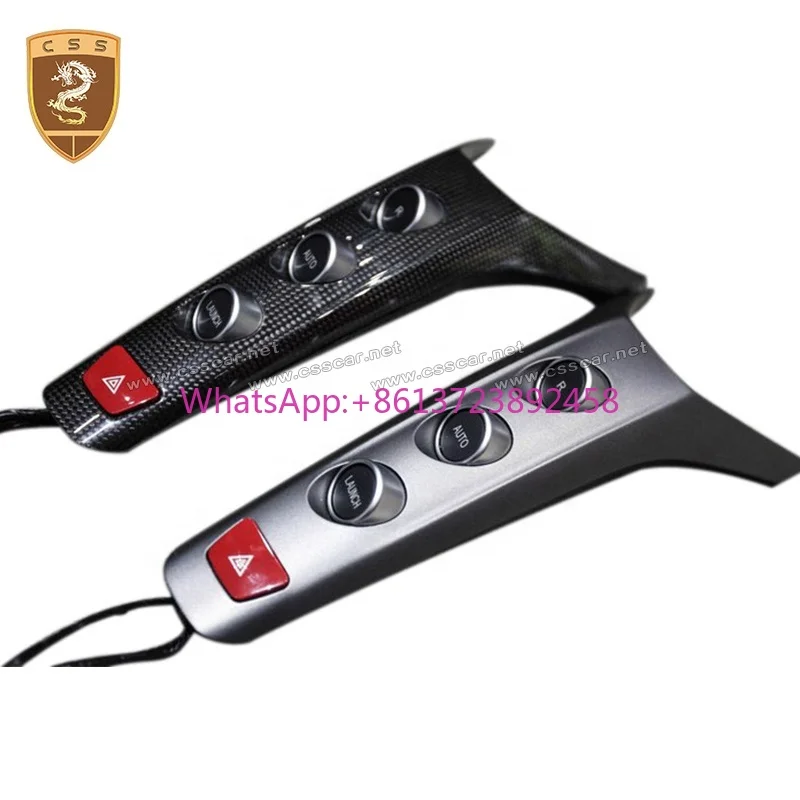 

Factory Supply LHD Carbon Fiber Interior Trim Instrument Cluster Center Control Button Cover for Ferrari 488 GTB