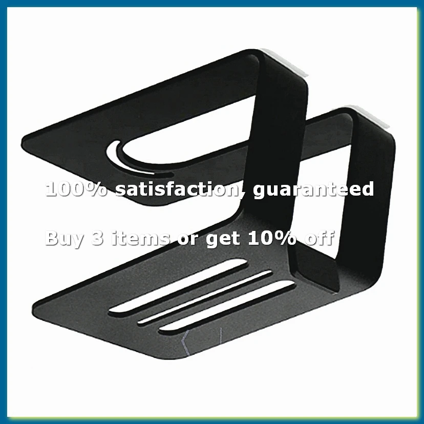 ●Anti-Vibration Feet Desktop Speaker Stand Neatly Fitted with Non-Slip Pads