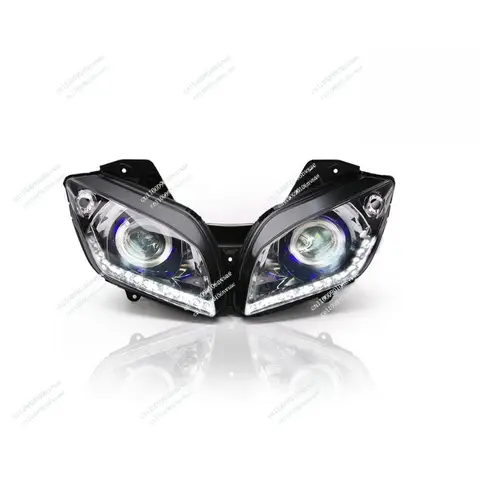 Motorcycle modification accessories LDE light source lens angel eye headlight assembly for Yamaha R15
