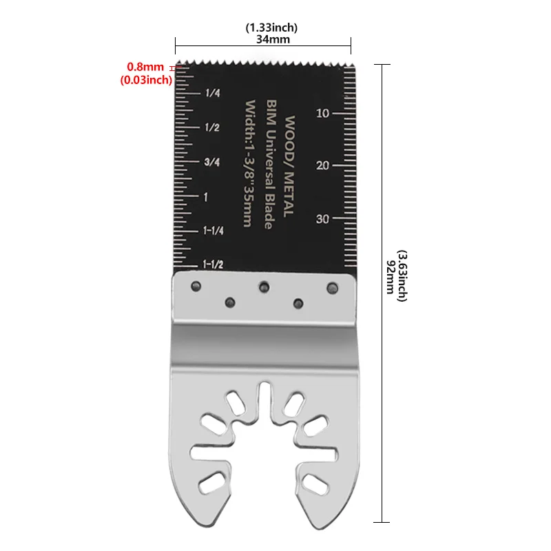 Multi-Function Bi-metal Precision Saw Blade Oscillating Multitool Saw Blade ForWood Plastic Renovator Power Cutting