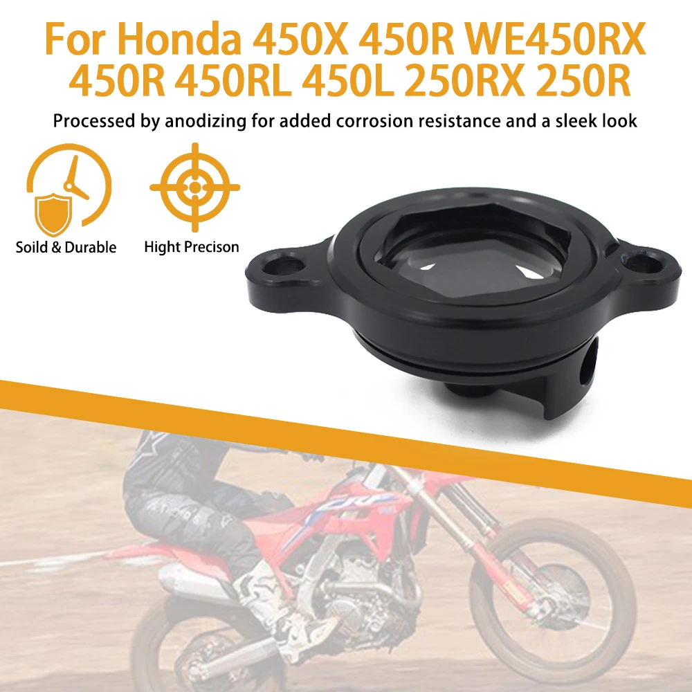 Motorcycle Oil Filter Cap Cover For Honda 250XR 250R 450X 450RWE 450RX 450R 450RL 450L Accessories