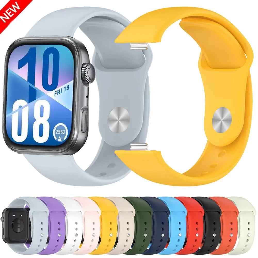 

Silicone Strap for Huawei Watch Fit 4/3/4 Pro Smart Watch Bracelet Accessories for Huawei Watch Fit 4 Sport Breathable Watchband