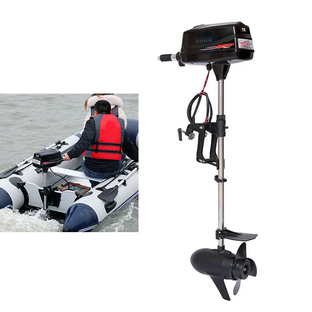 

HANGKAI Electric Outboard Motor 2200W 60V Brushless Fishing Boat Engine Tiller Control