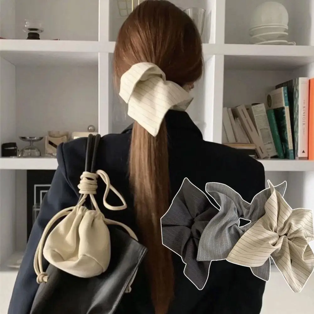 

Korean Large Square Scrunchies Hair Rope Elastic Hair Band Square Headrope Intestine Hair Band Low Temperament Ponytail Headband