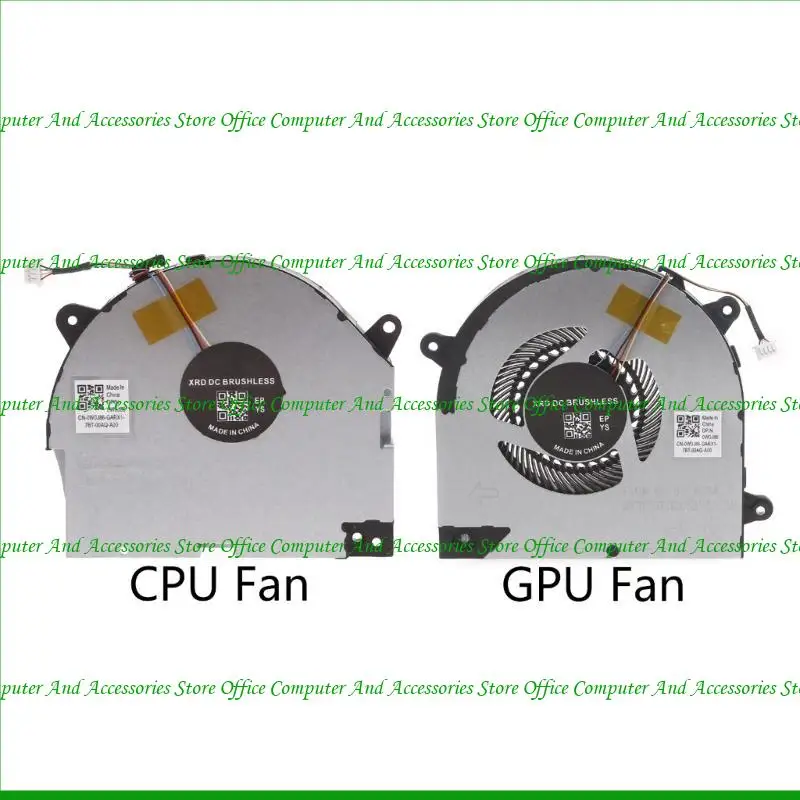U55C CPU Fan GPU Radiator Fan Radiator para Y540-17 Y540-17IRG Notebook