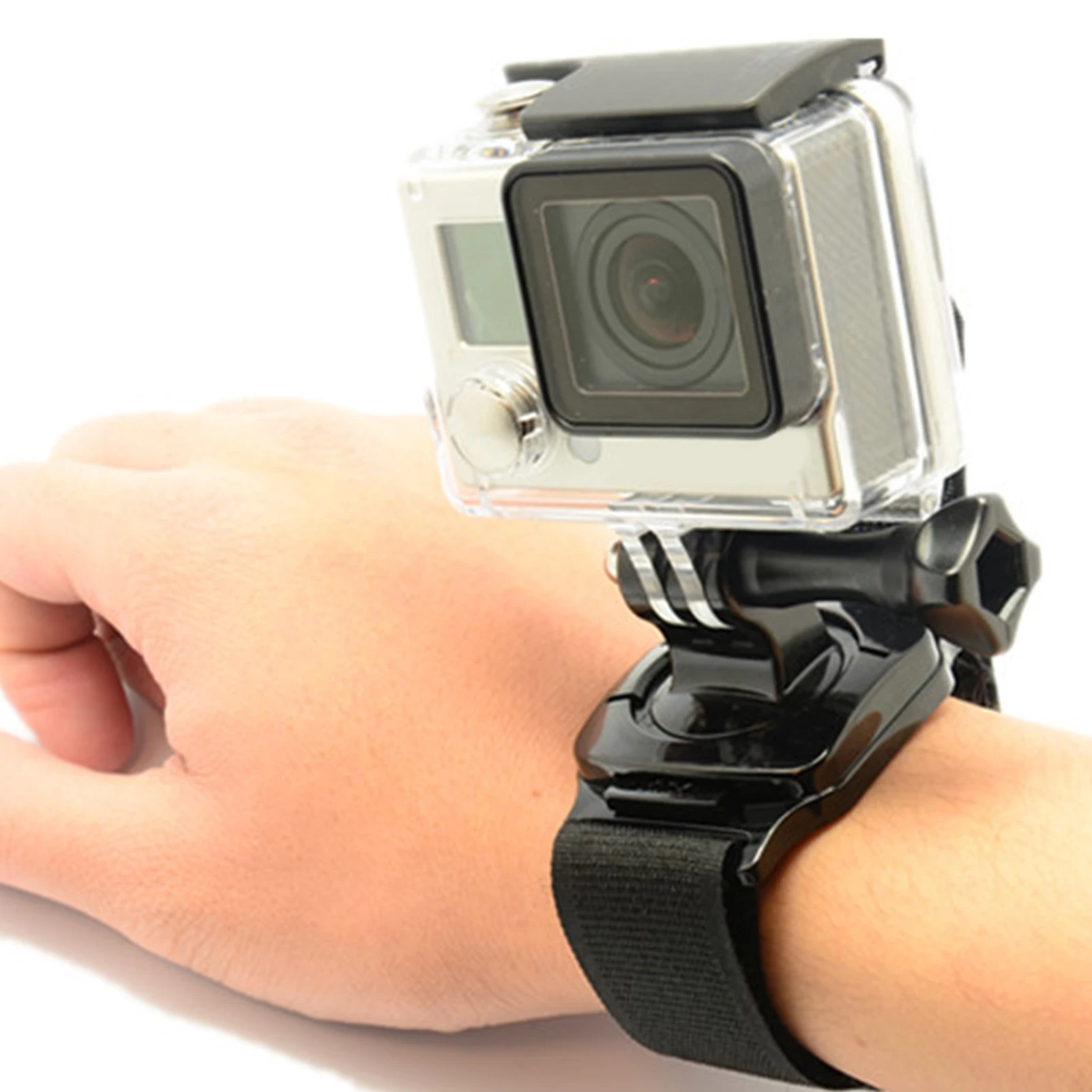 360 Degrees Wrist Band Arm Strap Belt Tripod Mount For GoPro Hero 8/7/6/5/4/3+/2/1 Camera Fist Adapter Band For Go Pro Accessori