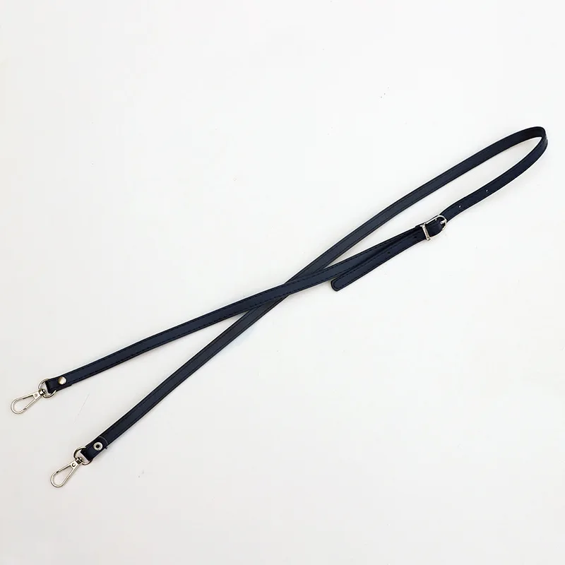 128cm PU Leather Bag Strap Long Adjustable Crossbody Strap Bag Belt Replacement Belt Shoulder Strap 1.2cm Wide Bags Handles
