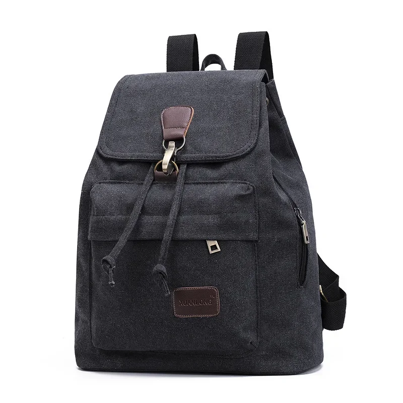 Mochila Retro de lona para hombre y mujer, Bolsa Escolar de viaje para estudiantes, de ocio