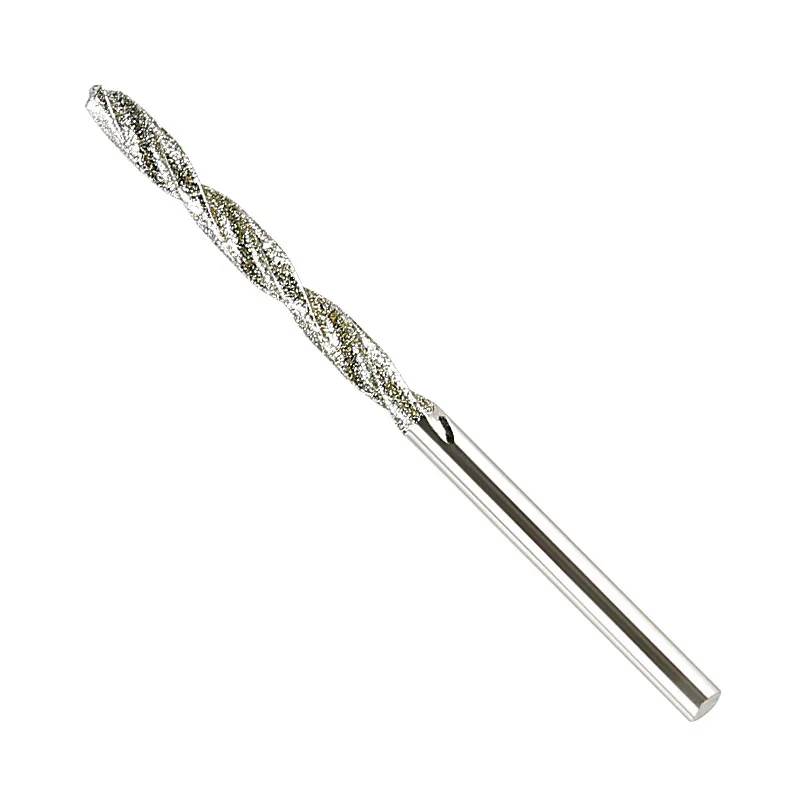 5/10 Stück diamantbeschichteter Bohrer, 0,8 mm-4,0 mm, Mikro-HSS-Spiralbohrer für Fliesen, Stein, Marmor, Ziegel, Jade, Lochbohrer – Detail 5
