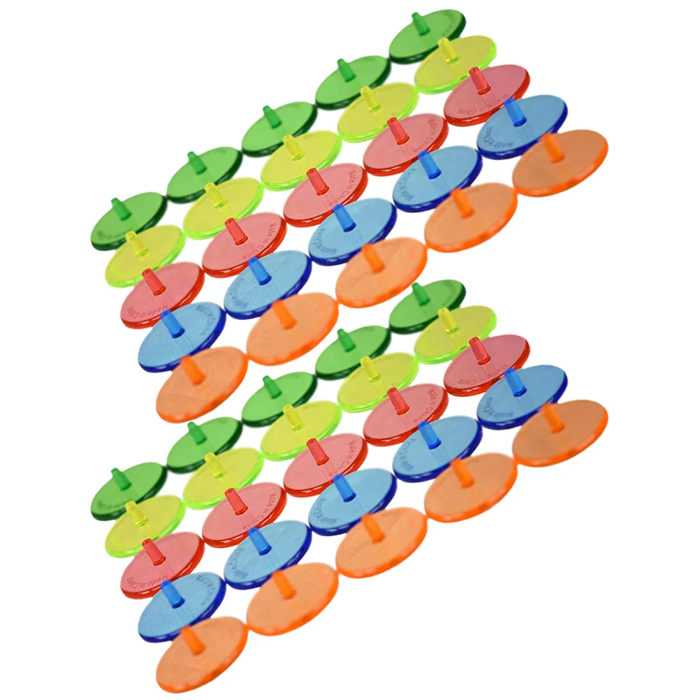 

150pcs Golf Ball Round Plastic Markers Long Service Life Lightweight Wear-Resistant Low Friction Stable Trajectory Less Club