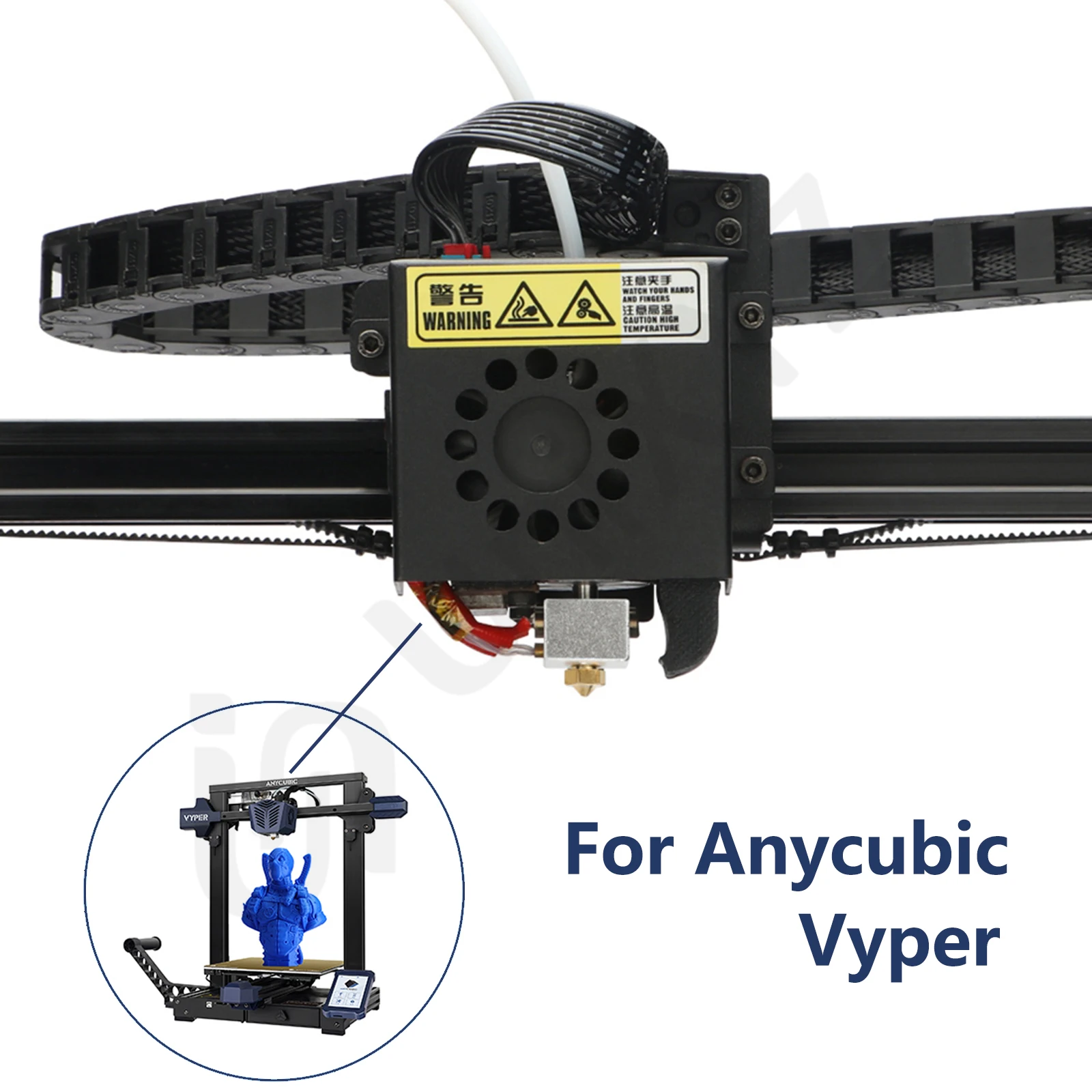 Verbesserter Hotend-Heizblock für Anycubic I3 Mega S Mega Zero 2.0 Kobra Chiron Vyper 12V 24V Heizung J-Kopf Heat Break Hot End – Detail 20