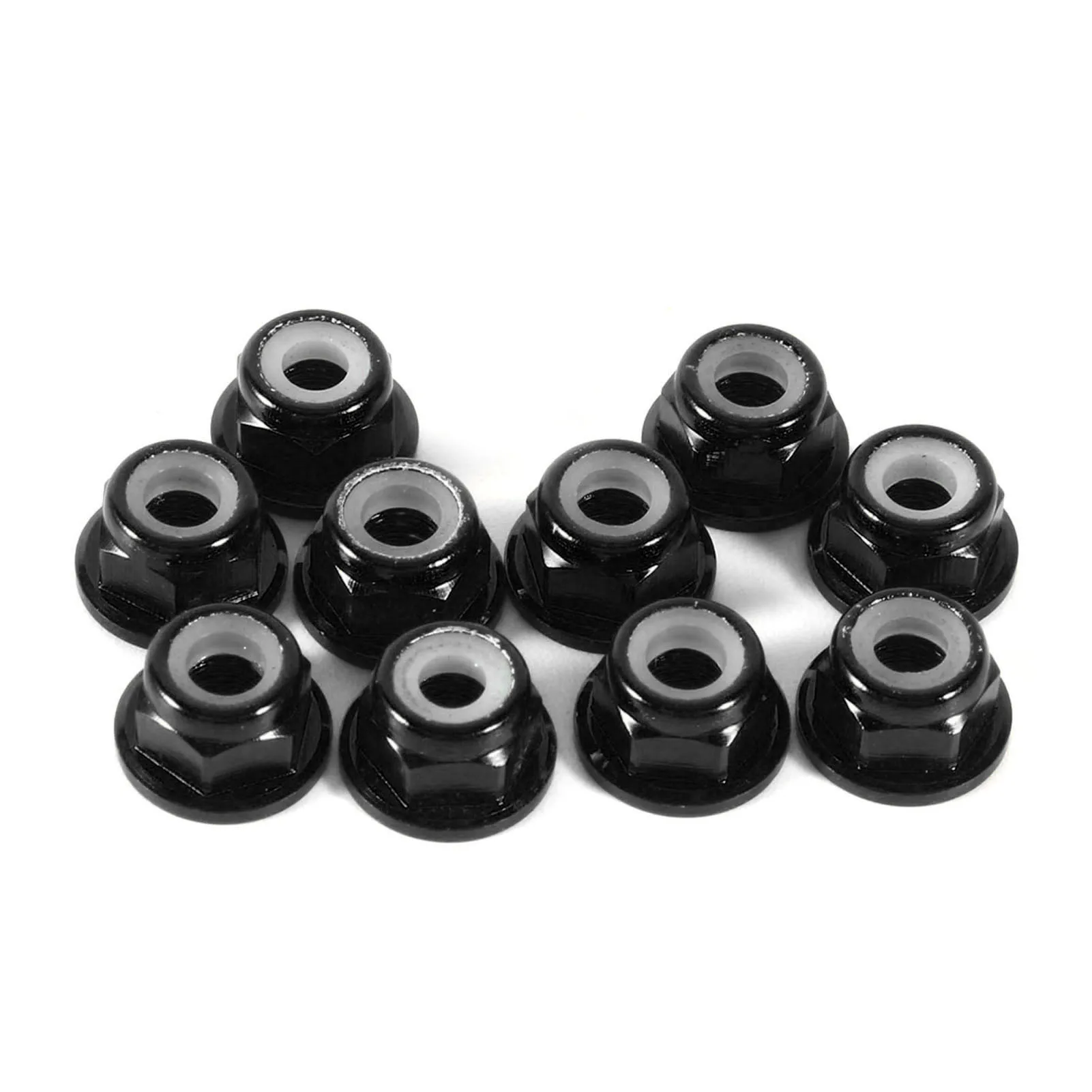 

Aluminum Flanged Nylon Lock Anodize M4 Nylon Insert SelfLock Nuts Hex Lock Nut Aluminum Alloy set Self Locking Metal Nuts
