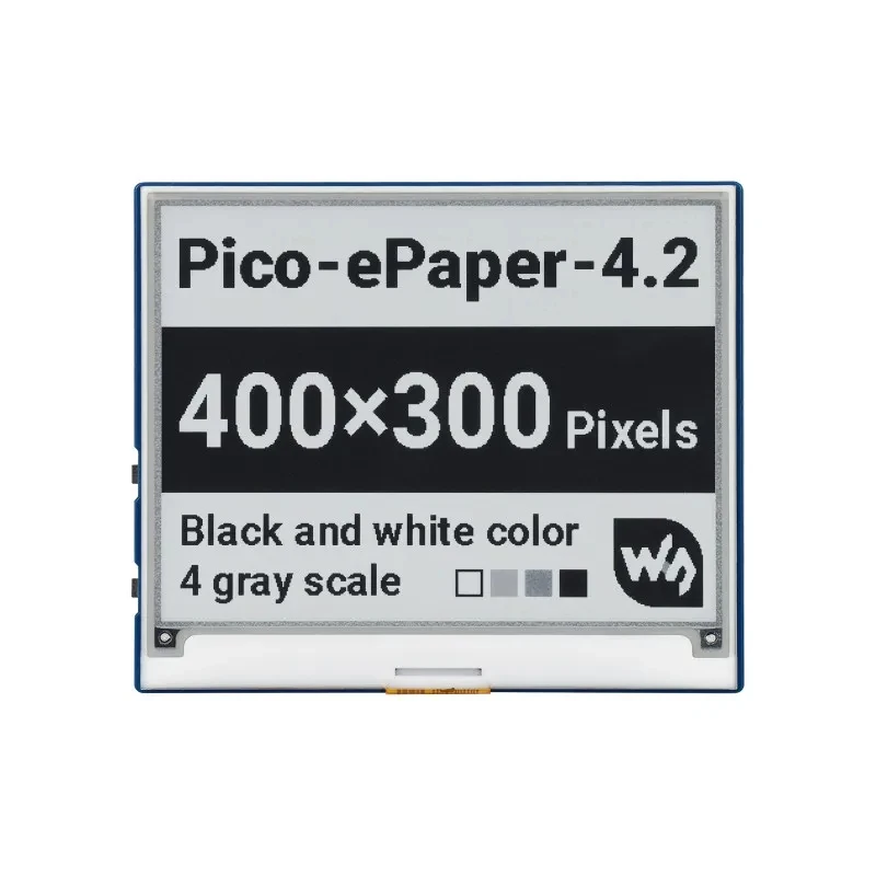 4.2inch E-Paper E-Ink Display Module (B) Raspberry Pi Pico 400X300 Red / Black / White SPI,Pico-ePaper-4.2-B