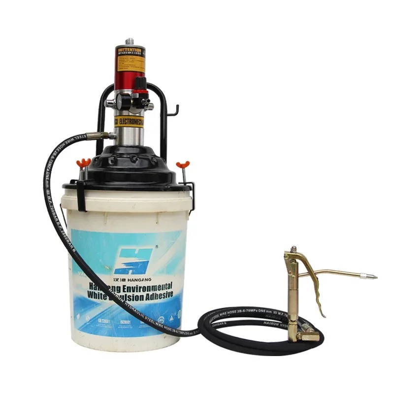 Grease Pump 50:1 Pressure Ratio Air Operated with 4m Oil Outlet Pipe and  360° Grease Gun High Pressure Pneumatic Grease Pump