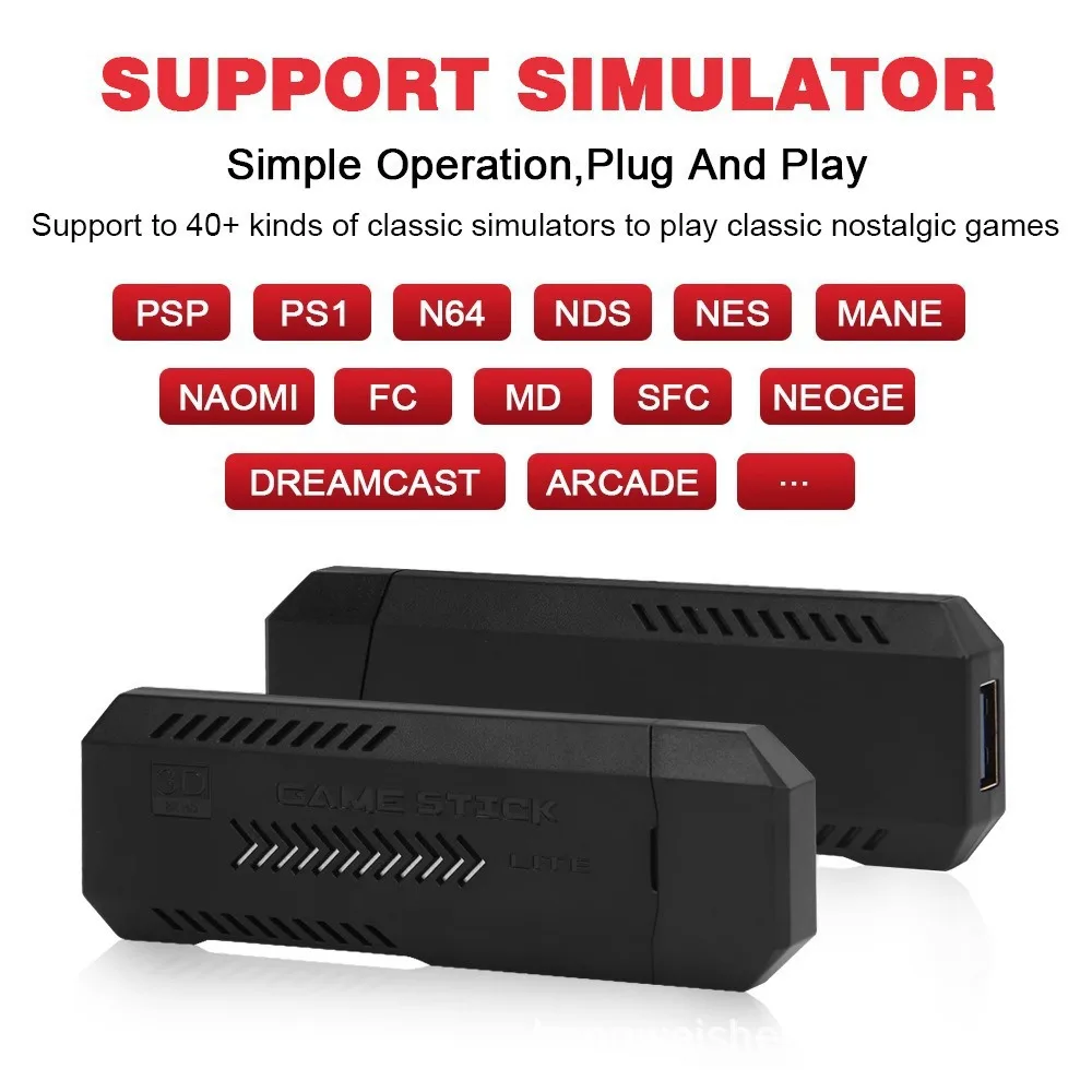 X2 Plus 256G 50000 Game GD10 Pro 4K Game Player 3D HD Retro Video Game Console Wireless Controller TV 50 Emulator For Kids Gifts