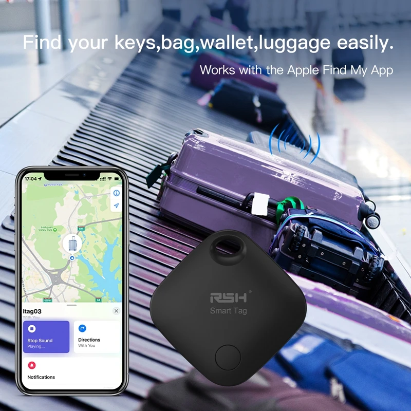 Smart Tag Smart Tracker for airtag for Apple Find My APP Anti Lost Reminder GPS Device Locator Car Key Pet Kids Finder 4 Pcs