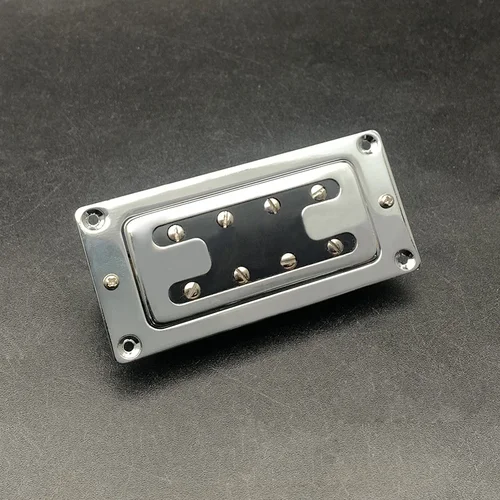 Imagen 2 del producto Pastilla Humbucker de bajo eléctrico de 4 cuerdas, dos líneas, 8 agujeros, estilo Mini, pastilla de cuello/puente (el mástil y puente son universales)