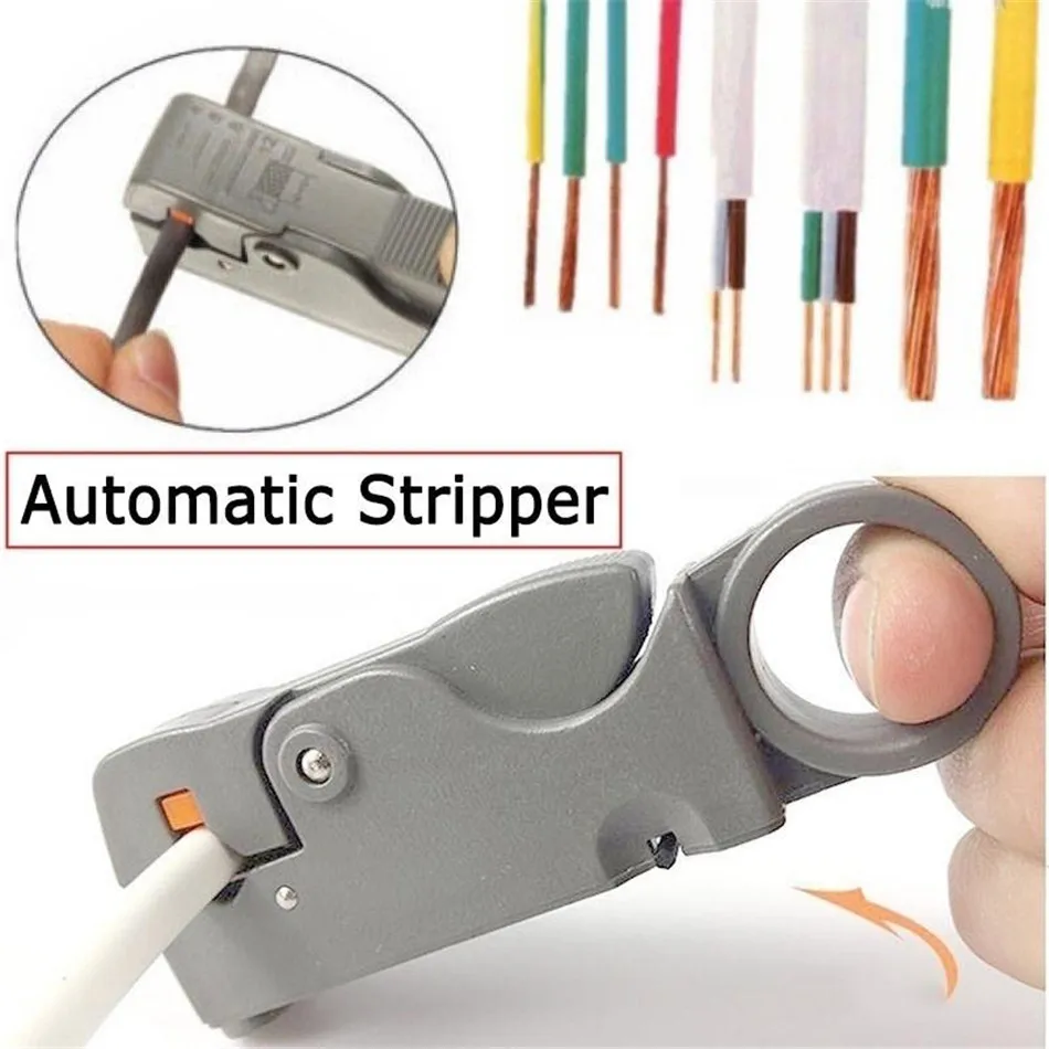 Automatic Stripping Pliers Multifunctional Wire Stripper Wire Cable Tools Stripping Crimping Tool with Hexagon Wrench doersupp automatic wire striper cutter stripper crimper pliers crimping terminal hand tool cutting and stripping wire multitool