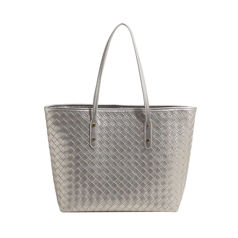 

Tingting's Storeadvanced and Versatile Underarm for Women's New Woven Simple Shoulder with Large Capacity Commuting Tote Bag