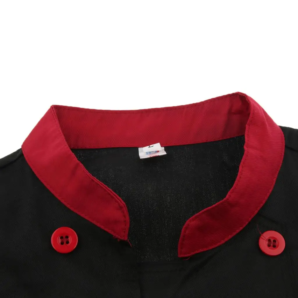 Manteau de chef à manches longues pour hommes et femmes, veste de chef de cuisine d'hôtel à double boutonnage