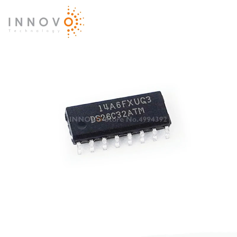 10pcs/lot DS26C32ATMX/NOPB DS26C32ATMX RECEIVER 0/4 SOIC-16 IC CHIP New original