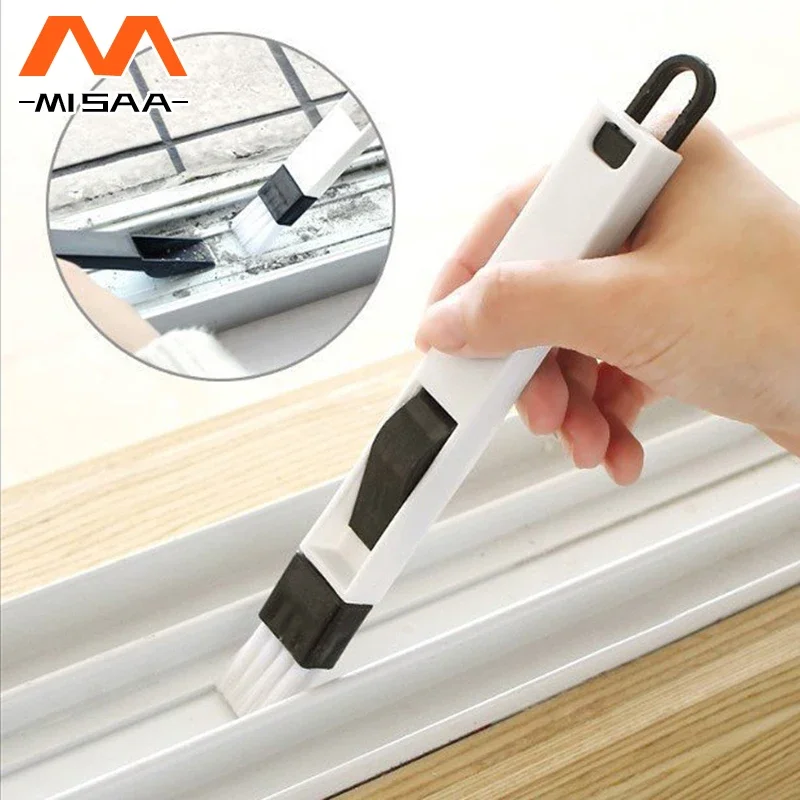 

2 In 1 Window Groove Cleaning Brush Multipurpose Computer Screen Keyboard Gap Cleaning Brush Tool Household Cleaning Supplies