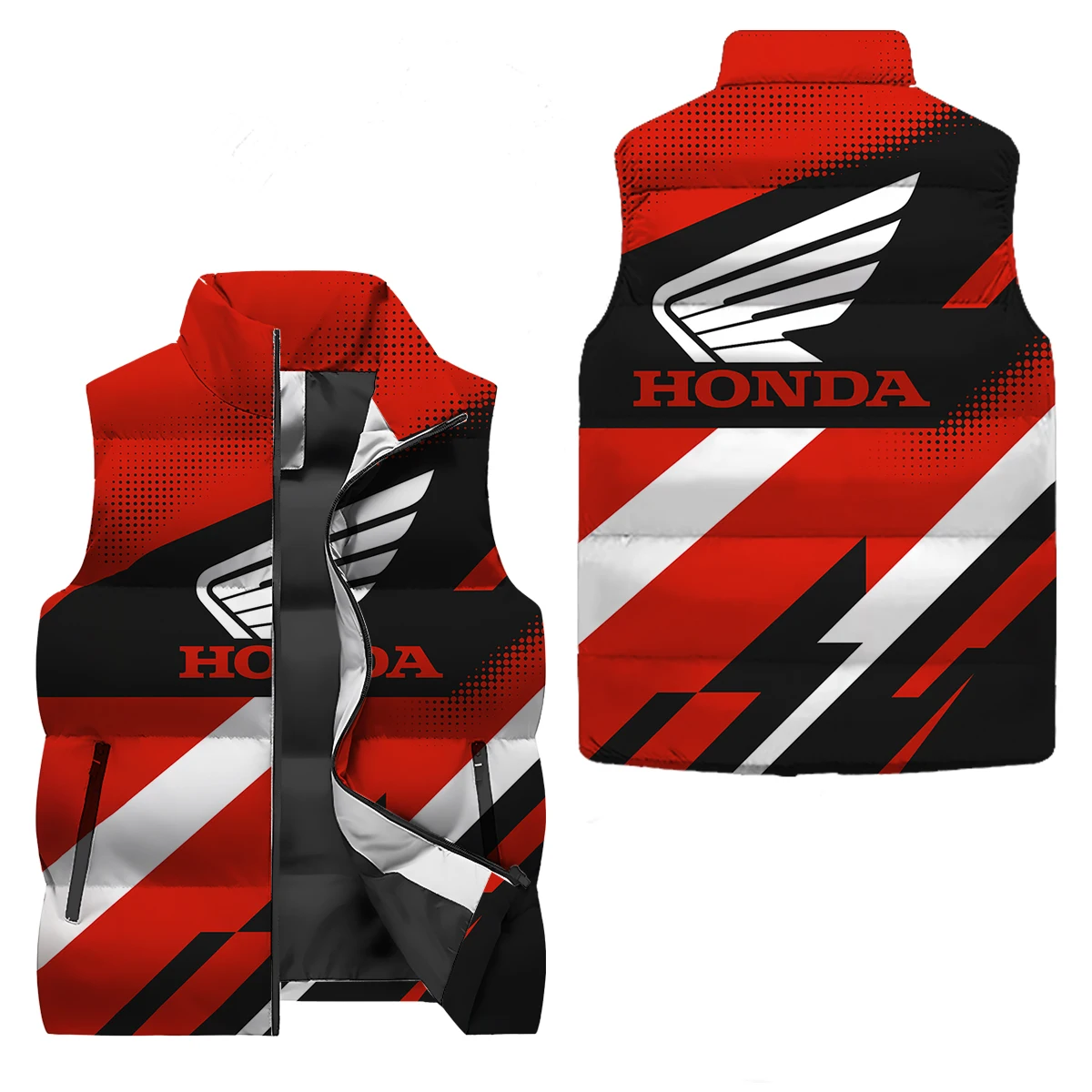 

Men's vest for autumn and winter, personalized logo pattern, sports and leisure clothing, unique and personalized new design sty