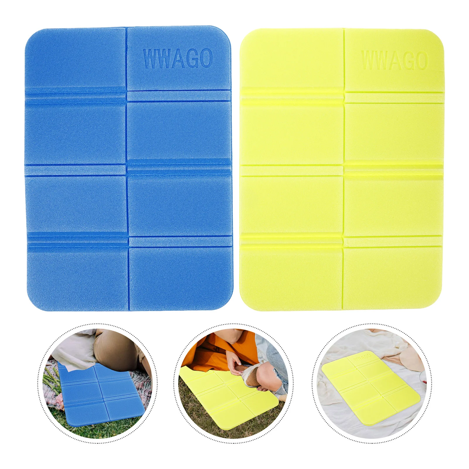 

8 Pcs Foldable Foam Cushion Picnic Blanket Waterproof Mat for Camp Seat Camping Durable Folding Children Crawling